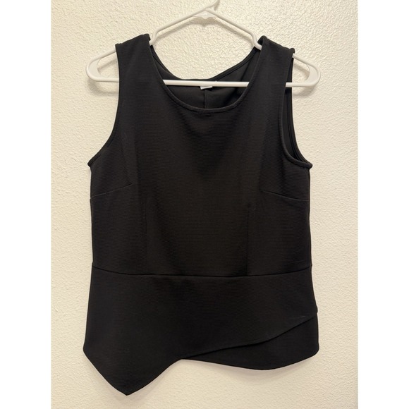DKNY Peplum Tank Cami Women L/10 Sleeveless Top Career Casual Office Cocktail - Picture 2 of 7